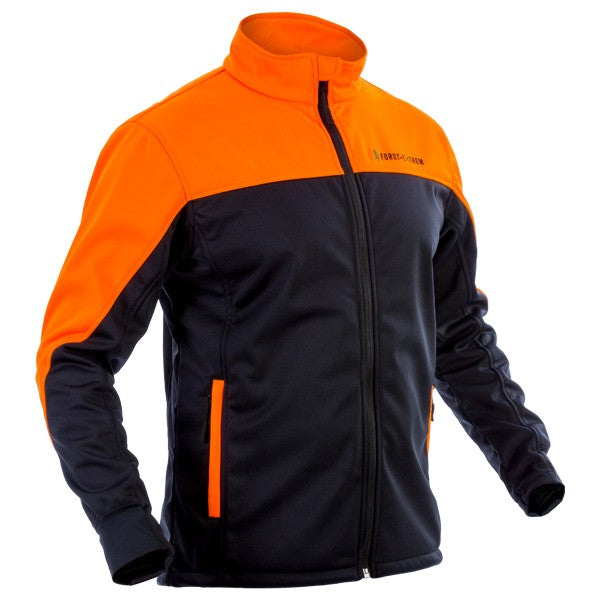 Forstjacke Softshelljacke Orange