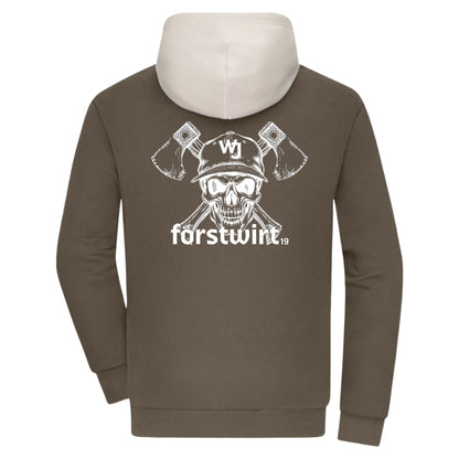 Forstwirt 19 Hoodie zweifarbig