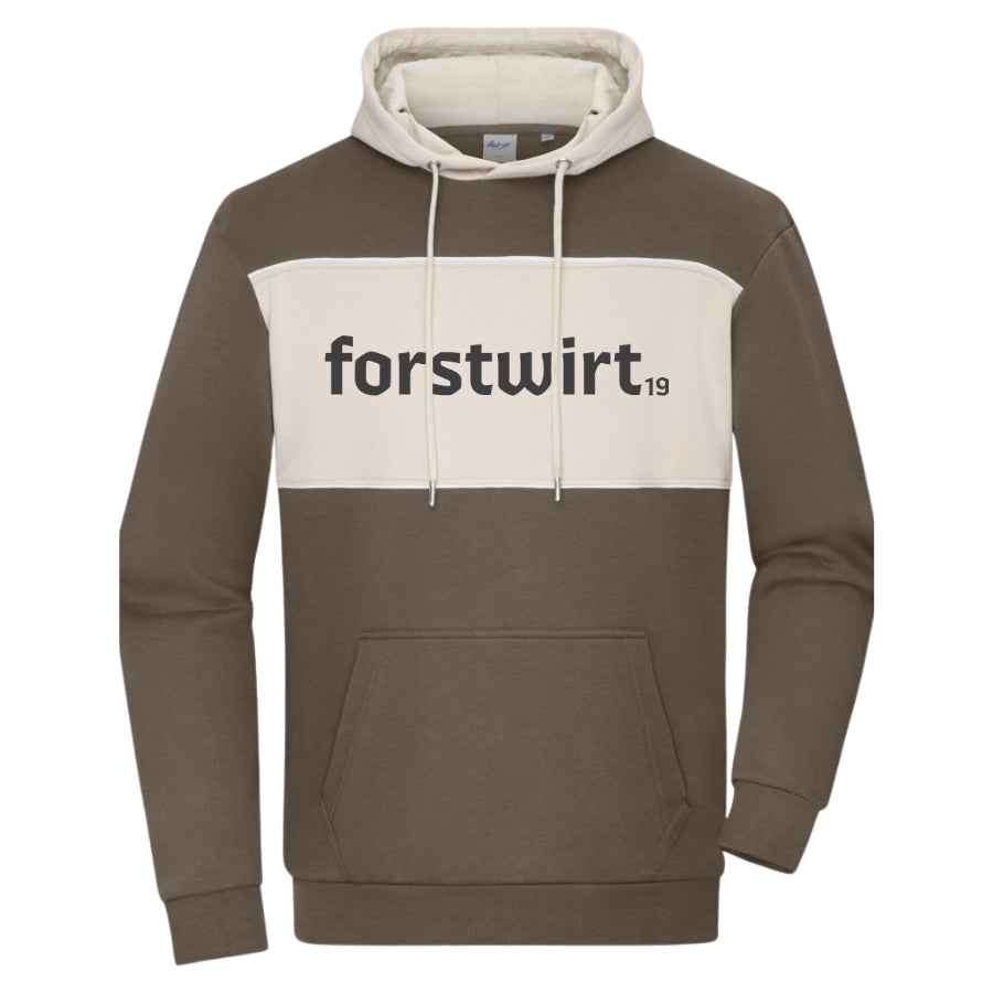 Forstwirt 19 Hoodie zweifarbig