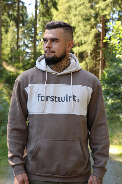 Forstwirt 19 Hoodie zweifarbig