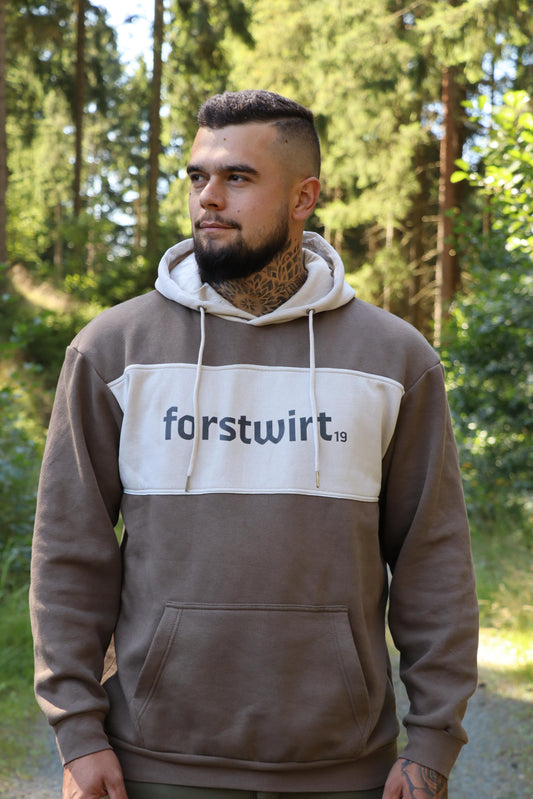 Forstwirt 19 Hoodie zweifarbig