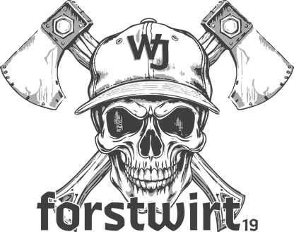 Forstwirt 19 Hoodie zweifarbig